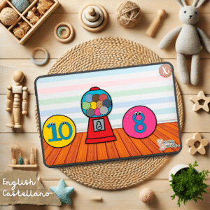 Counting Gums Game - Contando chicles - PowerPoint