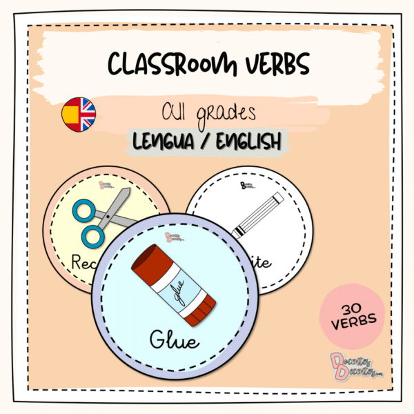 classroom verbs