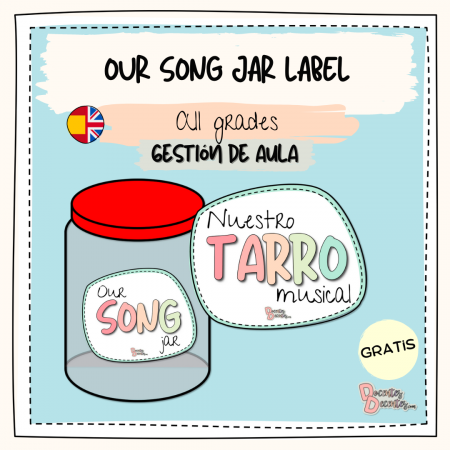 our song jar label