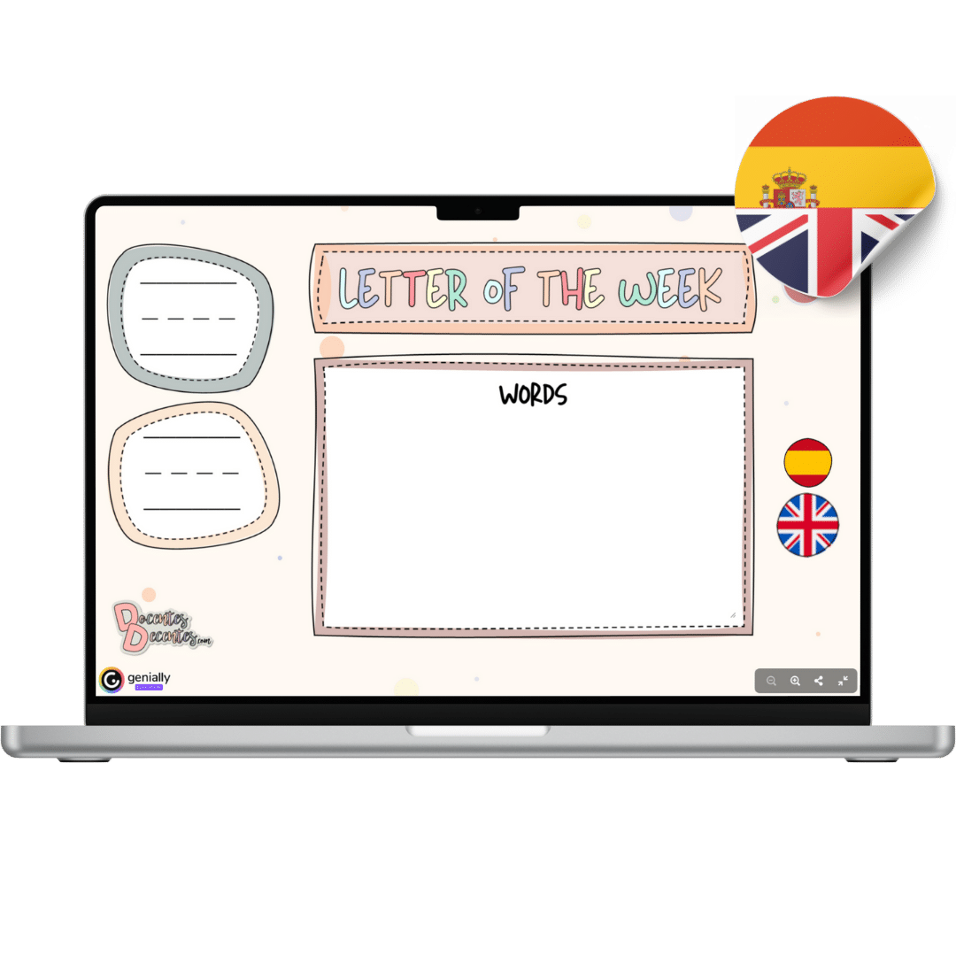 For Week Letras Letter of the week – Letra de la semana - Docentes Decentes