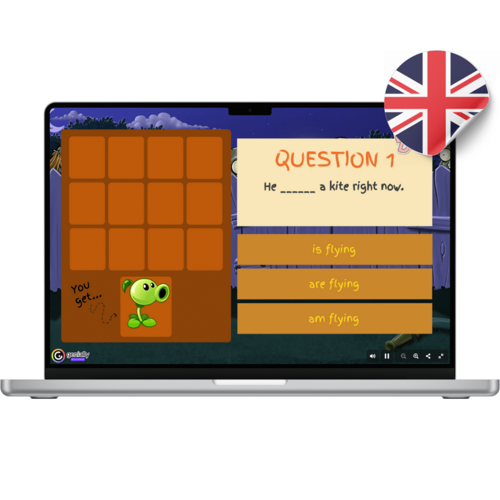 present simple plants zombies