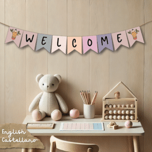 Banderines de bienvenida - Welcome Bunting | Classroom Decor