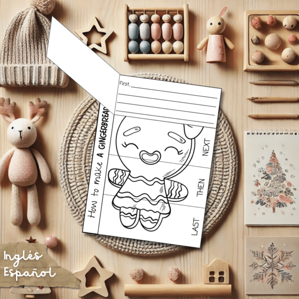 Building a Gingerbread Girl - Sequence Adverbs