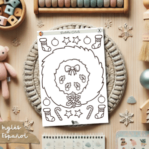 Decora tu corona de Navidad - Build your Christmas Wreath