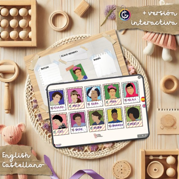 Inspiring Women Investigation Templates - Plantillas día de la mujer