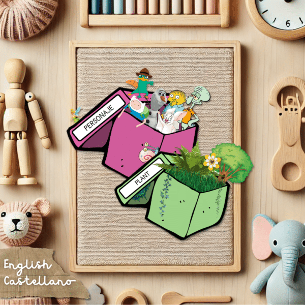 Word definition boxes - Cajas para definir palabras