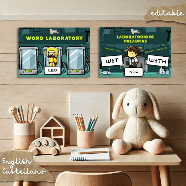 EDITABLE Word Laboratory - Laboratorio de palabras