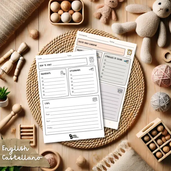 Plantilla para receta - Recipe template