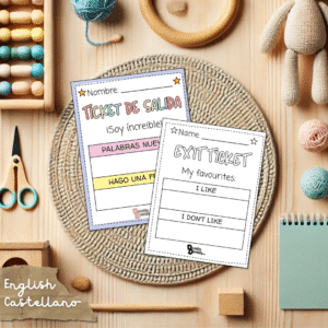 Exit tickets - Tiques de salida
