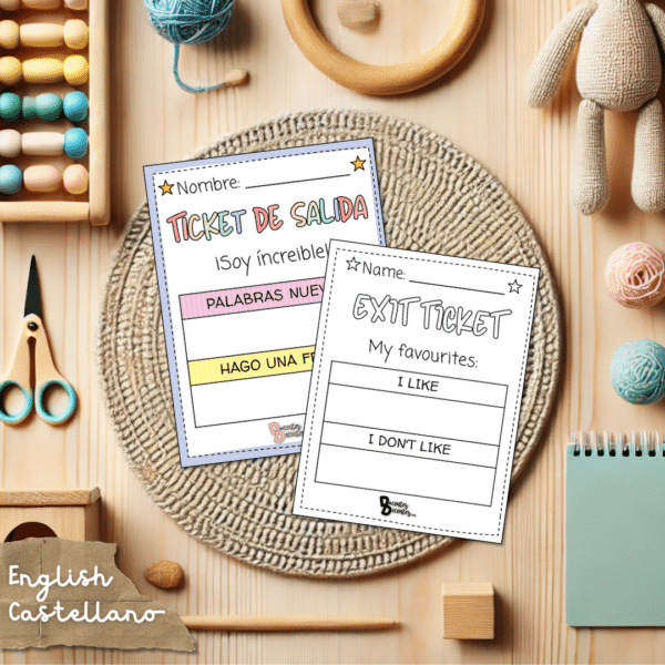 Exit tickets - Tiques de salida