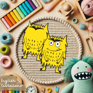 Colour Monster Clipart / Graphics - El monstruo de colores PNG