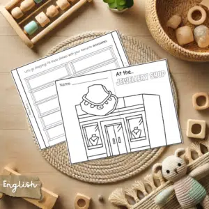 At the shop Drop-Down Worksheets - En la tienda fichas desplegables