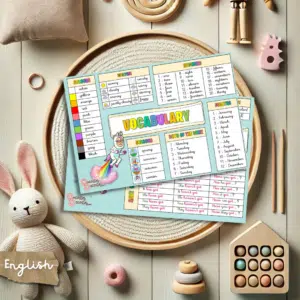 Basic crib sheet - Chuleta de inglés para 1º y 2º