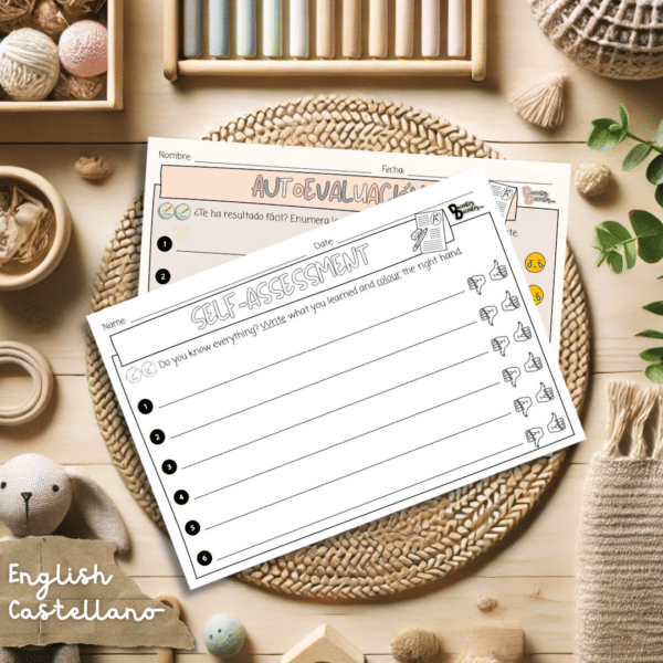 Plantillas para autoevaluación - Self-Assessment Worksheets
