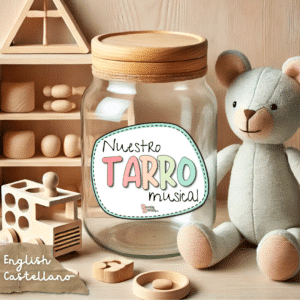 Nuestro tarro musical ETIQUETA - Our Song Jar LABEL