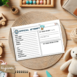 Guinness World Record Application Form TEMPLATE